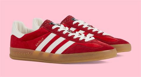 adidas gazelle x gucci red|Adidas X Gucci jewelry.